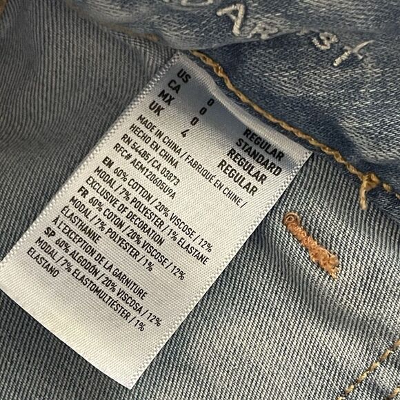 American Eagle Outfitters Super Stretch Flare Jeans Women's Size 0 Long - Picture 9 of 15